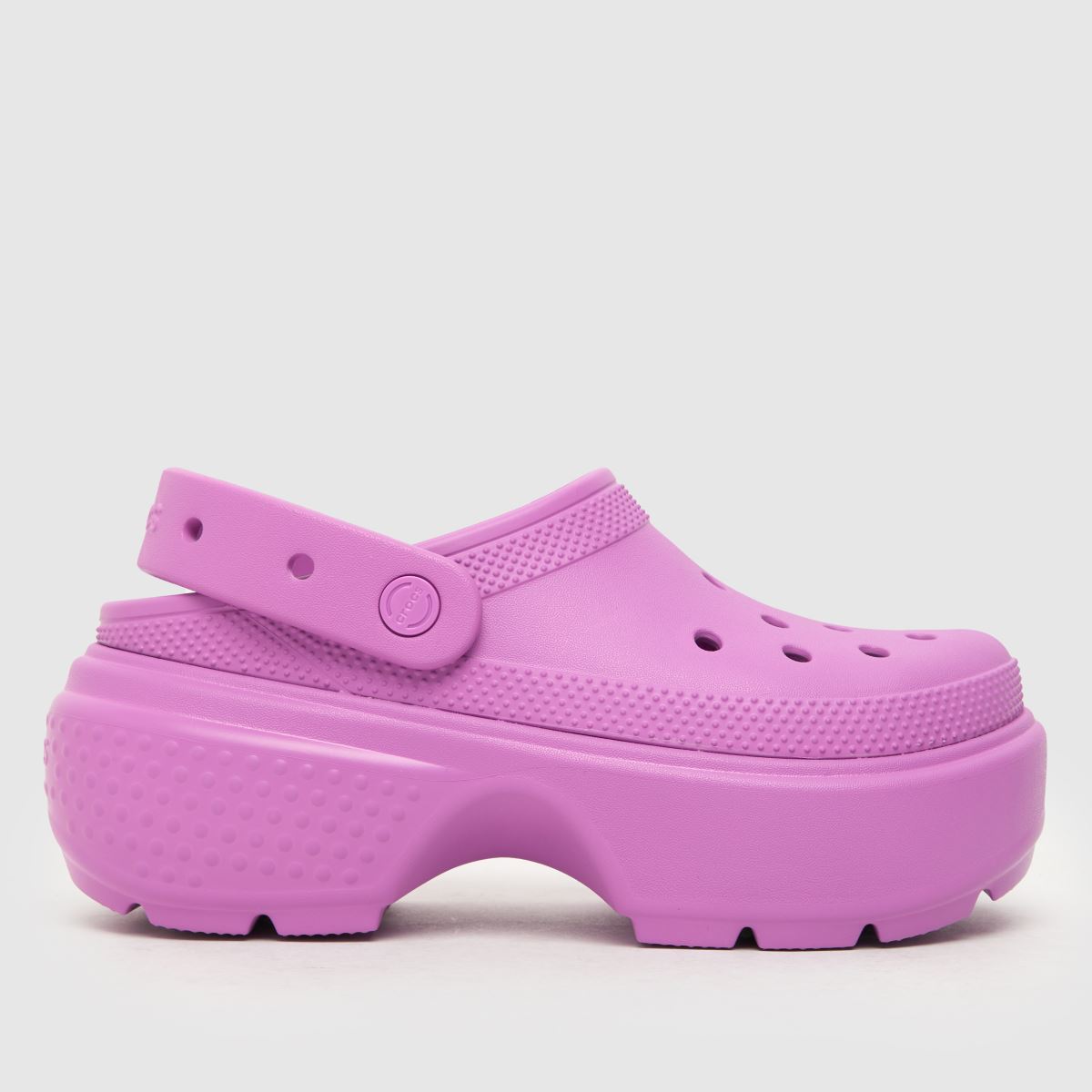 Crocs Stomp klumpa szandál rózsaszínben