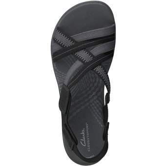 Clarks Mira Ivy Sandale in schwarz