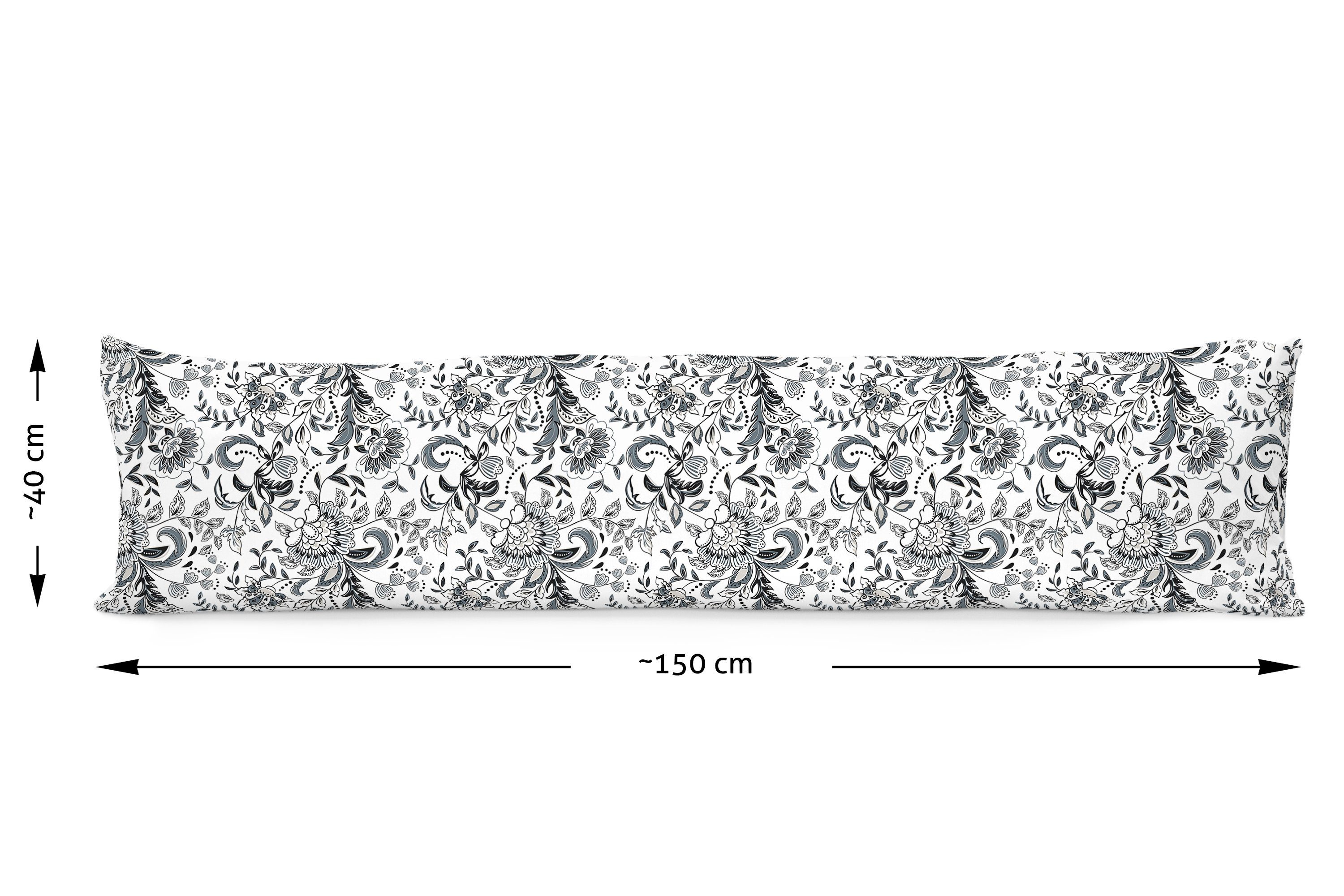 Amilian Seitenschläferkissen 150 cm x 40 cm (Made in EU), Stillkissen, Lagerungskissen, Schwangerschaftskissen zum Schlafen, Pregnancy Pillow, Lagerungskissen mit Bezug
