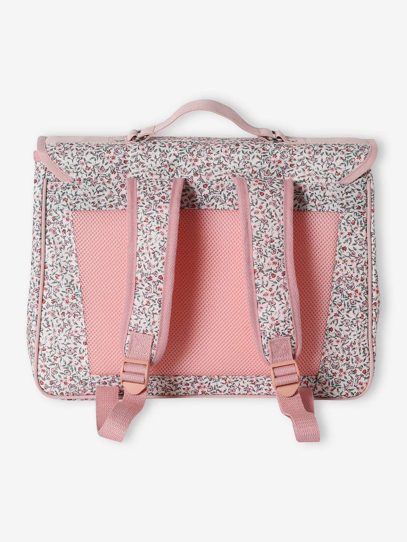 Cartable + trousse fleurie 