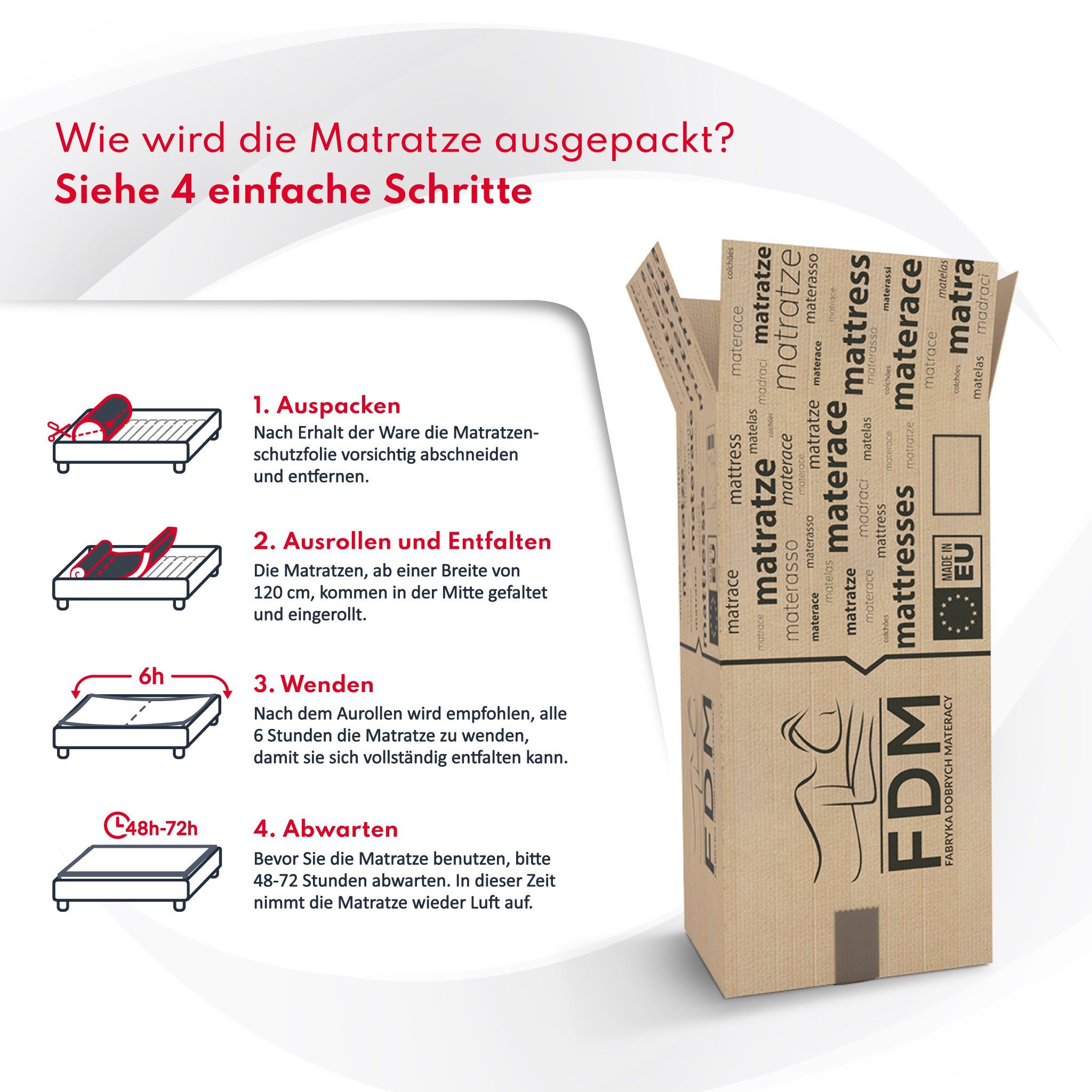 Taschenfederkernmatratze VOYAGER, FDM, 24 cm hoch, (1), Wendematratze, 7 Zonen, H2/H3