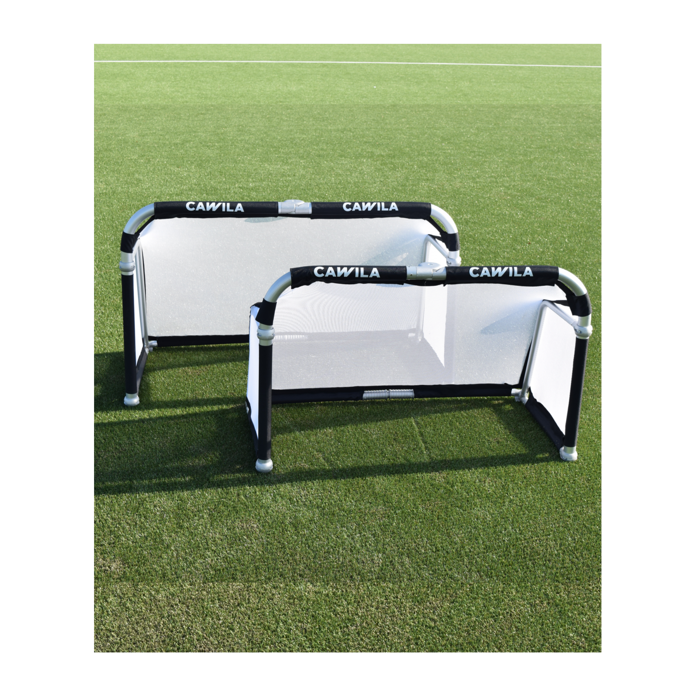 Cawila LIGA Fußball Minitor | Alu Klapptor | 145 x 95cm