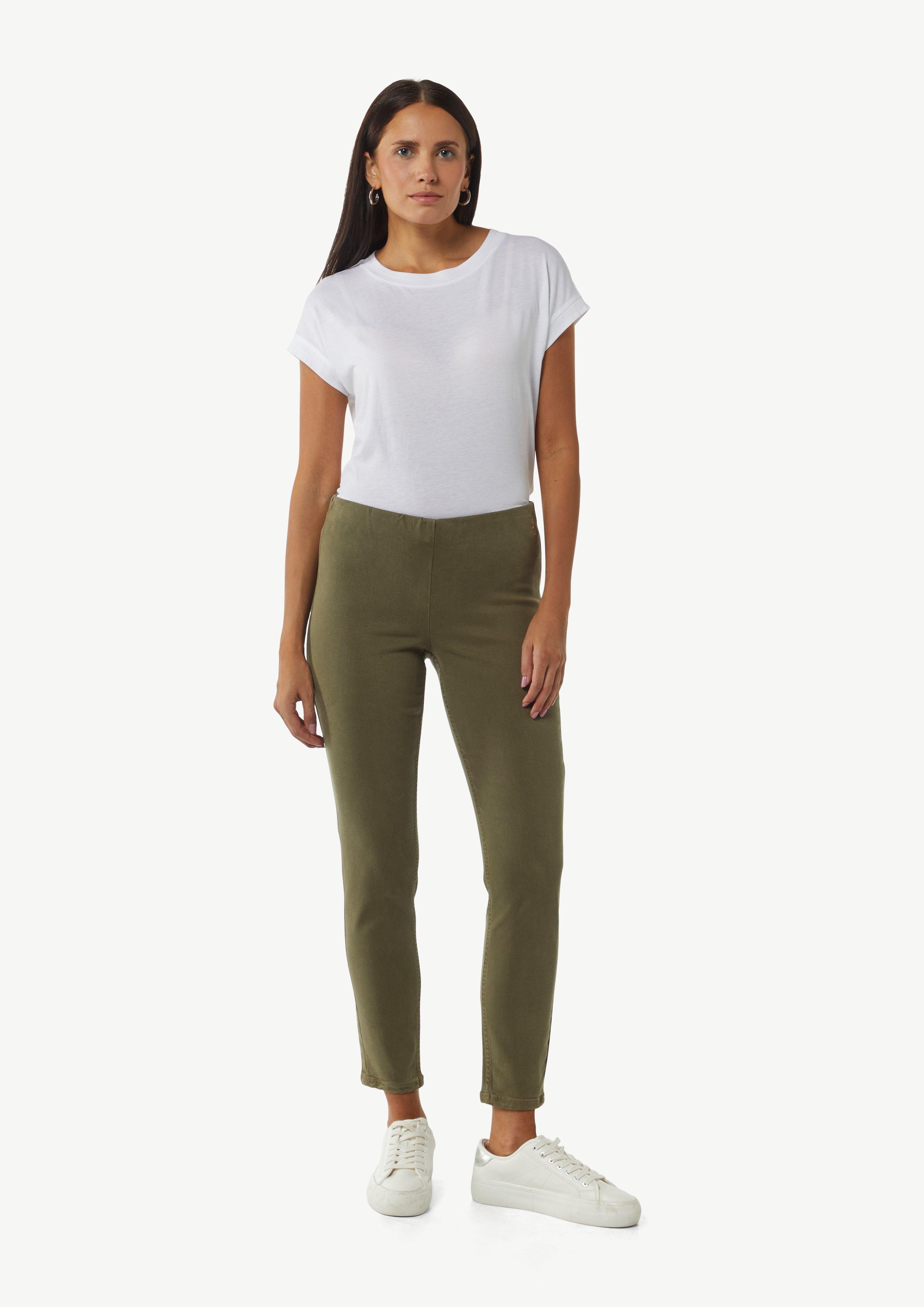 Leggings aus Lyocellmix - guacamole