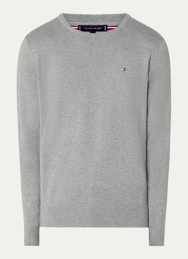 Tommy Hilfiger Essential fine-knit pullover with logo
