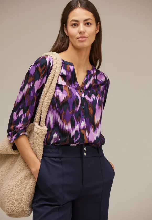 Street One Viskosebluse mit Print
