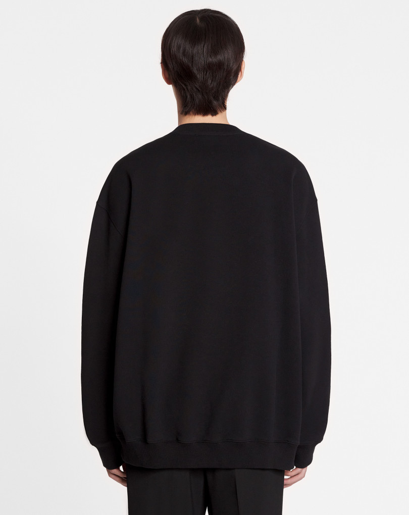 SWEAT-SHIRT OVERSIZE BRODÉ LANVIN CURB