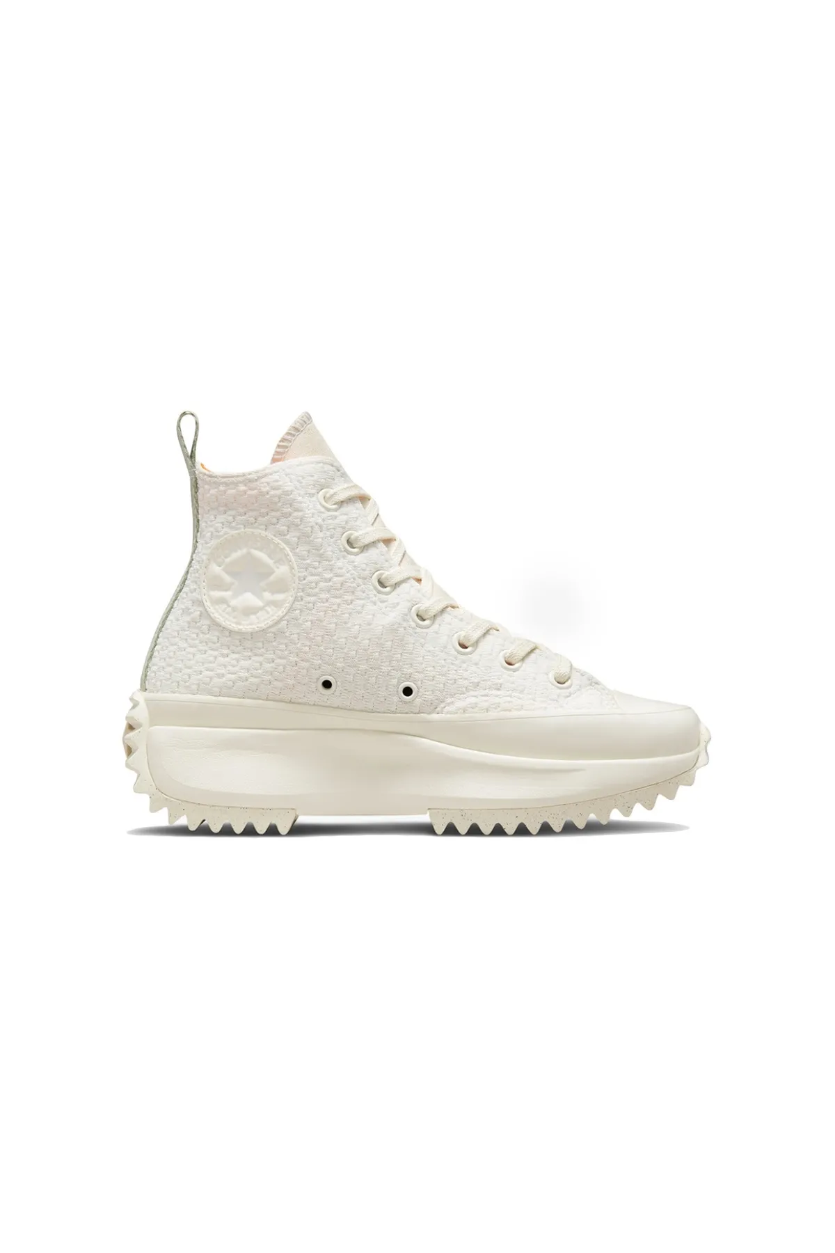 converse  Run Star Hike Platform Unisex Creme/Grün Sneaker