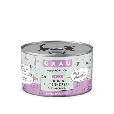 GRAU Adult Getreidefrei 6 x 200 g