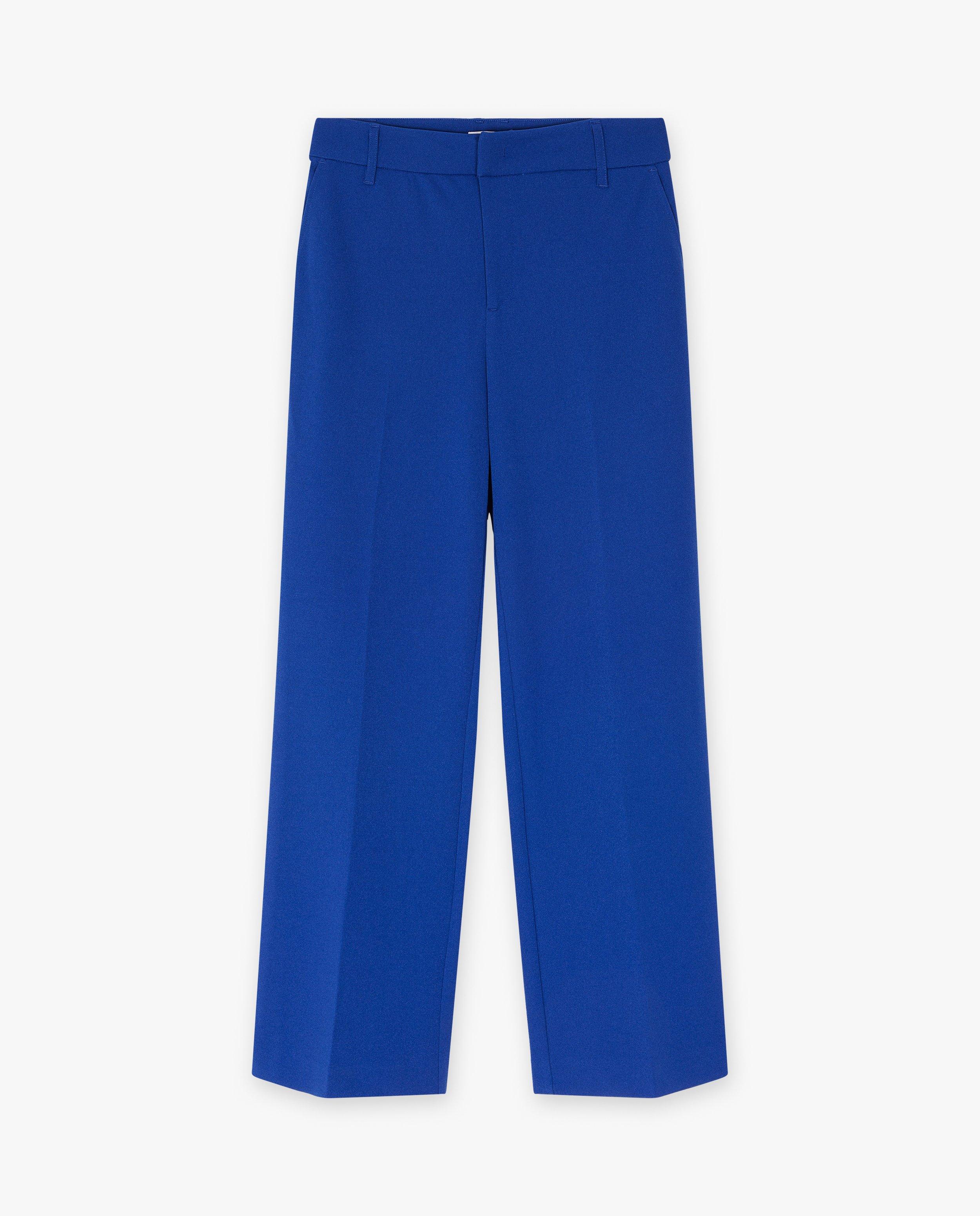 Sora Blue texturált nadrág sötétkék