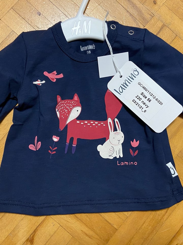 lamino Longsleeve in Dunkelblau günstig kaufen 56