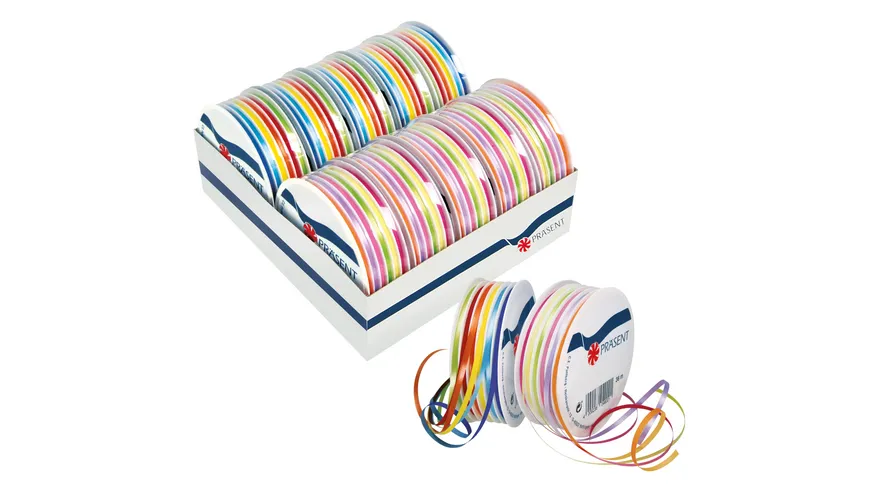 PRÄSENT Polyringelband Color Mix 36 m