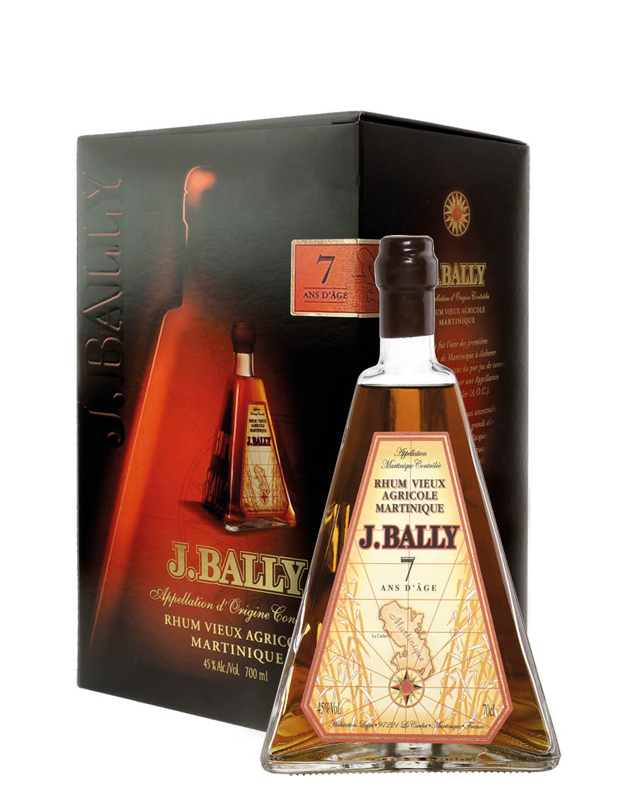 Martinique AOC 7 Year Old Rhum Vieux Agricole J. Bally 0,7 ℓ, En Étui