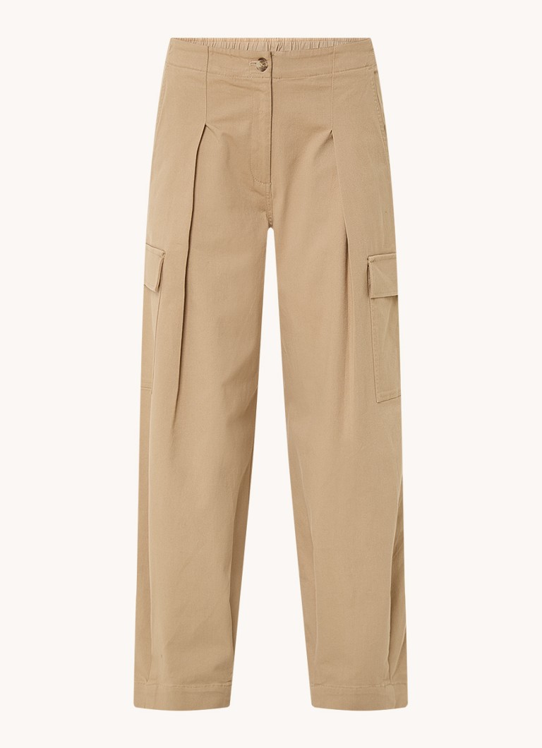 French Connection Atena high waist loose fit cargo trousers with side pockets