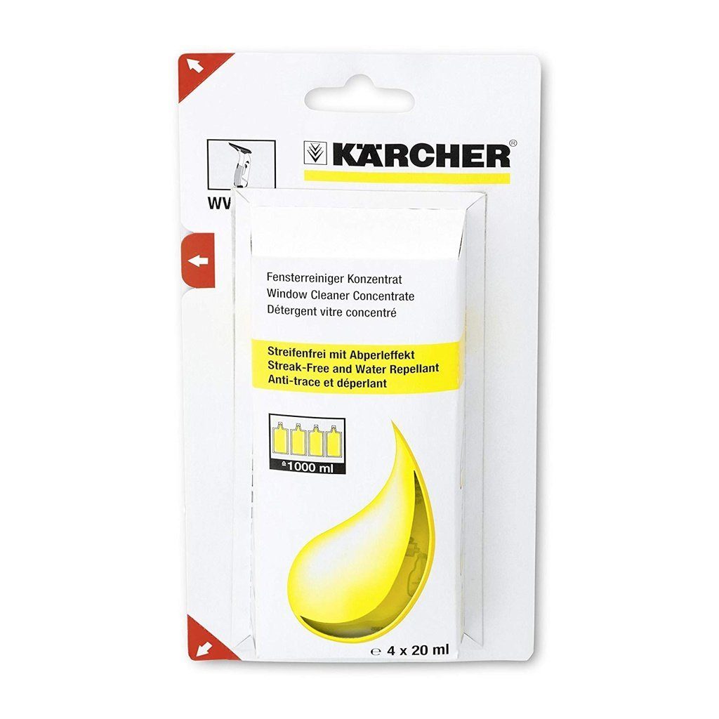 Karcher Hartbodenreiniger Fensterreiniger-Konzentrat RM 503 4x 20ml