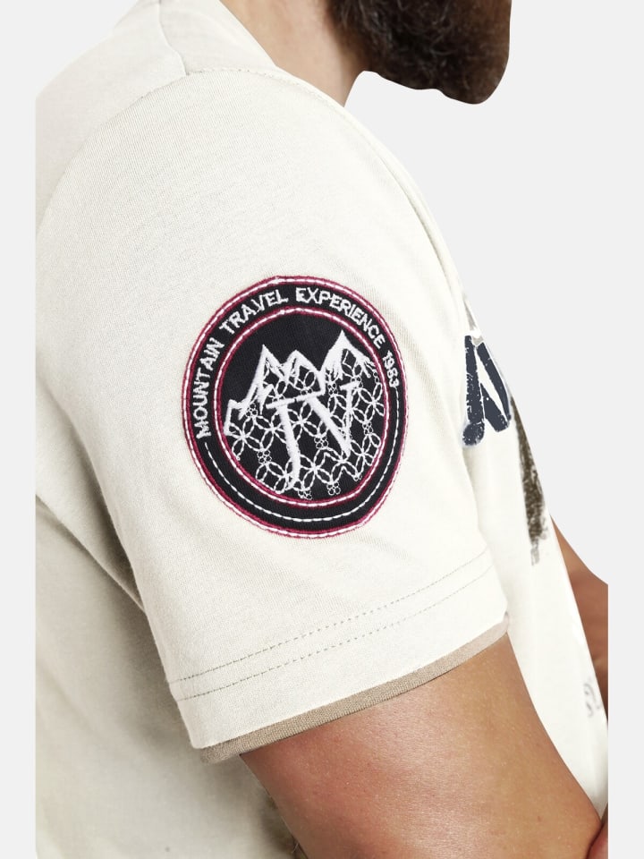 Jan Vanderstorm T-Shirt SÖLVE in wollweiß günstig kaufen