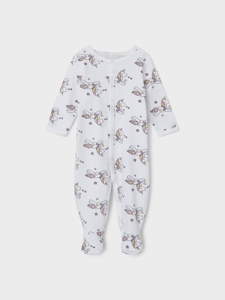 name it Schlafstrampler UNICORN in bright white günstig kaufen