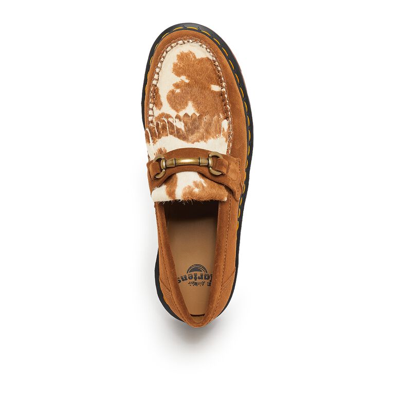 Dr. Martens Adrian Snaffle Loafer pecan brown repello calf suede