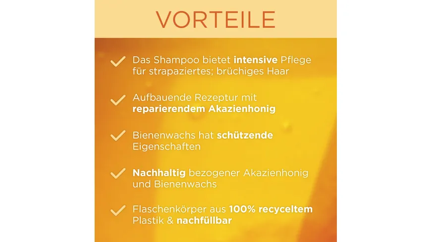 Garnier Wahre Schätze Festes Shampoo Honig Schätze 60 g