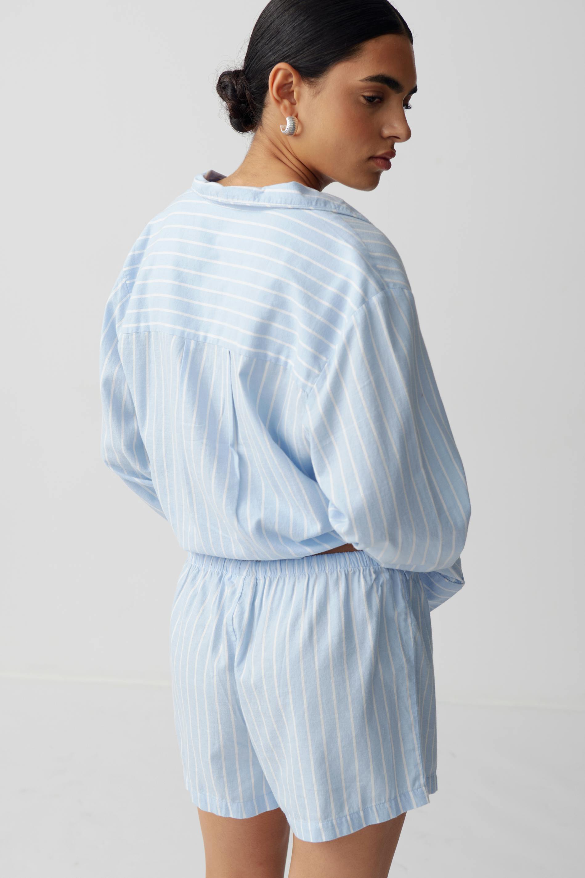 Flannel pyjamas shorts