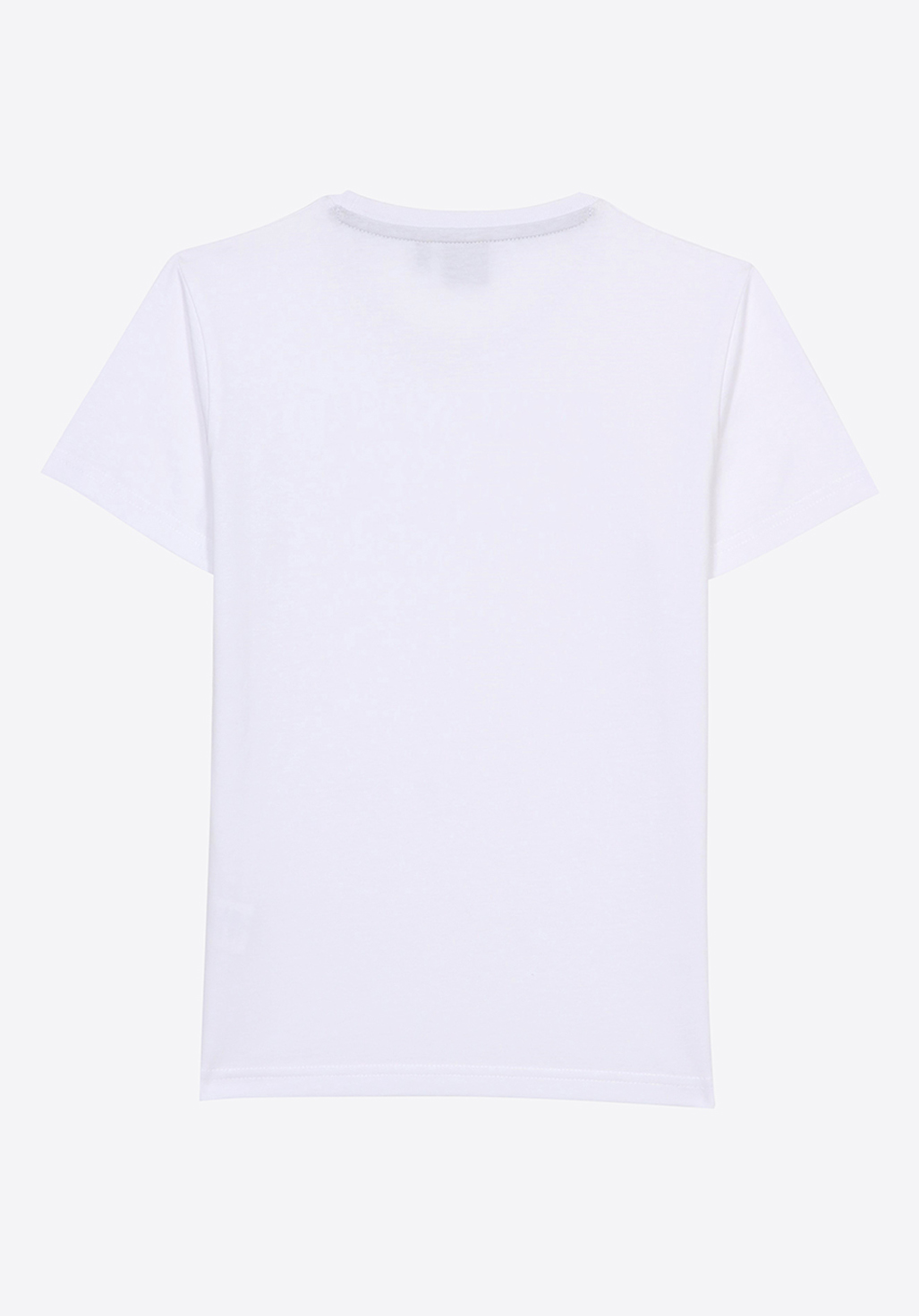 POMEO  T-shirt blanc Garçon en 100% coton