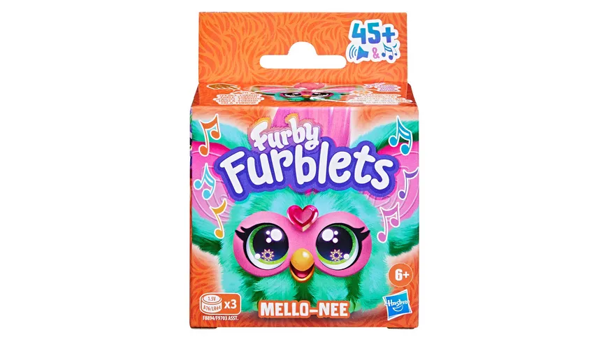 Hasbro - Furby Furblets Mini elektronisches Plüschspielzeug, 1 Stück, sortiert