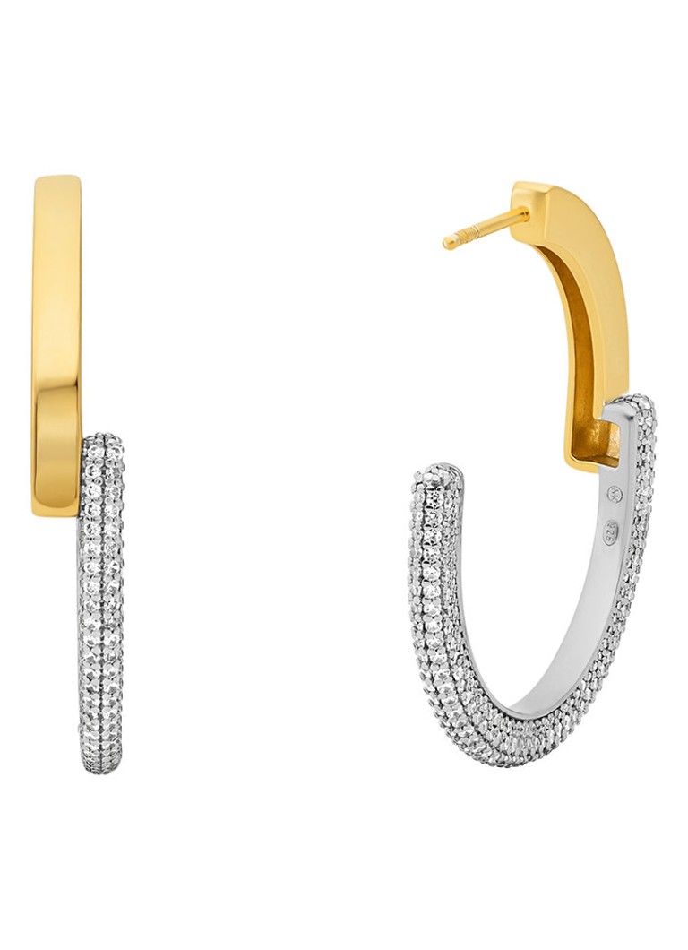 Michael Kors Premium apzeltītie auskari ar auskariem MKC1752CZ931