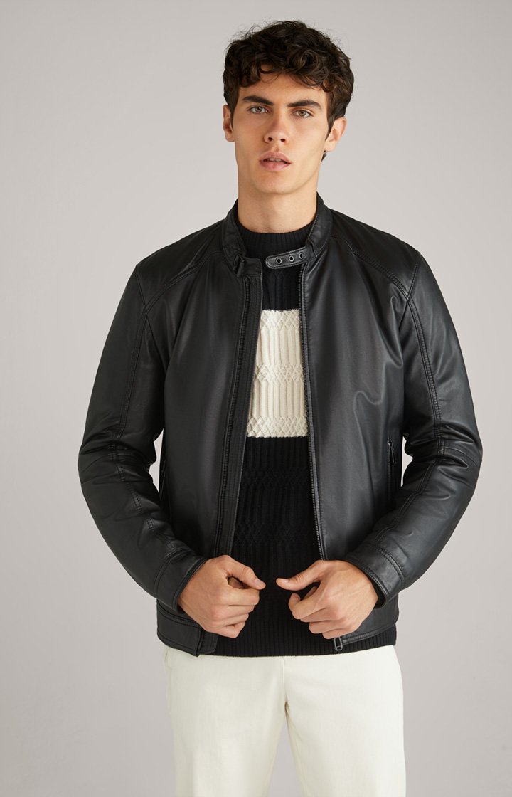 Lederjacke Smoky in Schwarz
