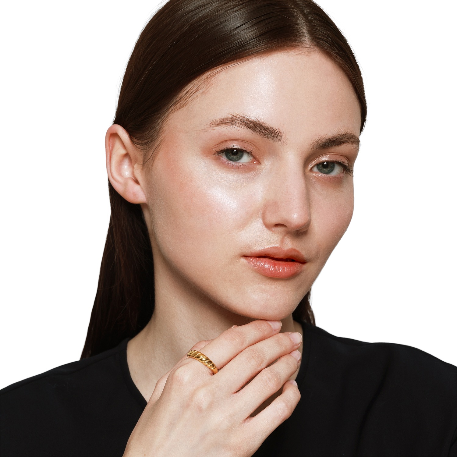 Anello Heideman Naso in colore oro