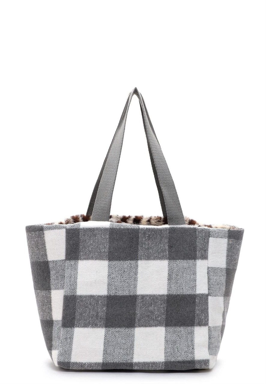 CALPIERRE Handtaschen grau Ingeborg