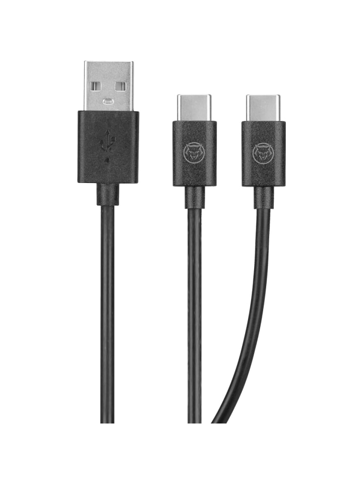 COFI 1453 Qware Y-Kabel 3,5 m kompatibel mit PlayStation 5 – Langes Kabel in Schwarz günstig kaufen onesize