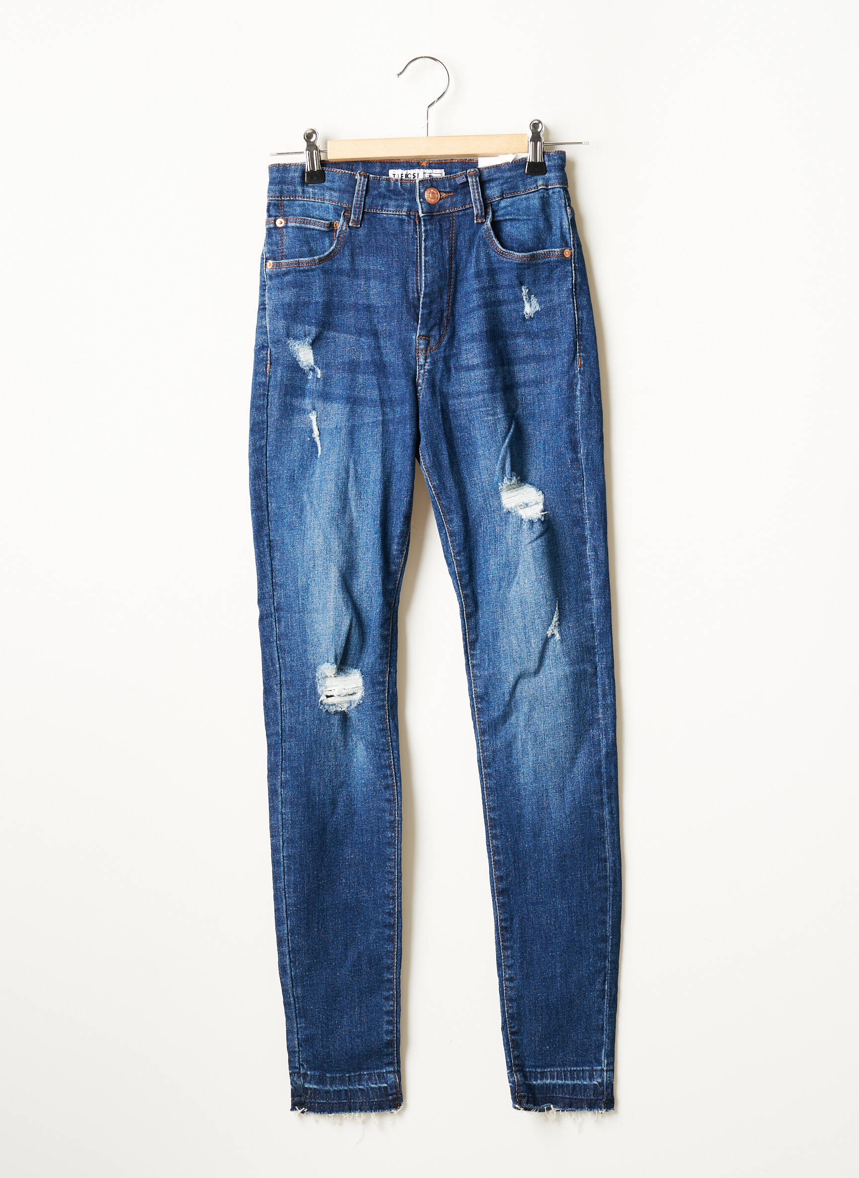 Tiffosi Jeans Skinny Fille couleur bleu