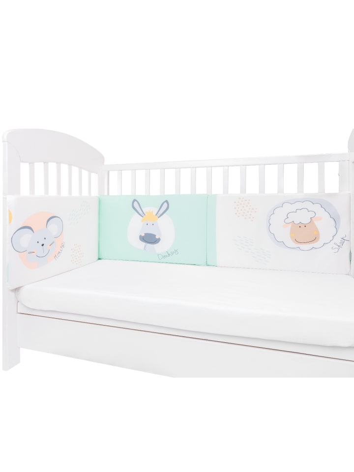 Kikkaboo Babybett Nestchen 140 x 70 cm in grün günstig kaufen onesize
