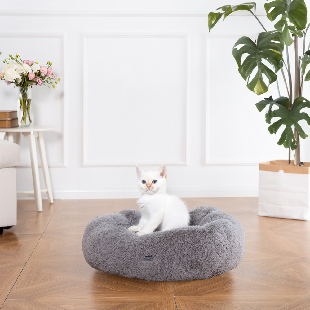 Home Deluxe Haustierbett MUFFIN - Grau S