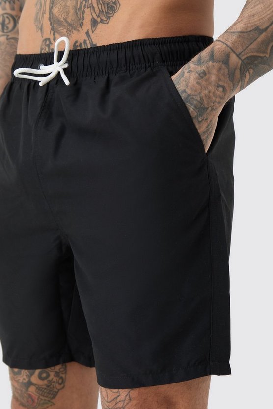 Tall mittellange Badehose