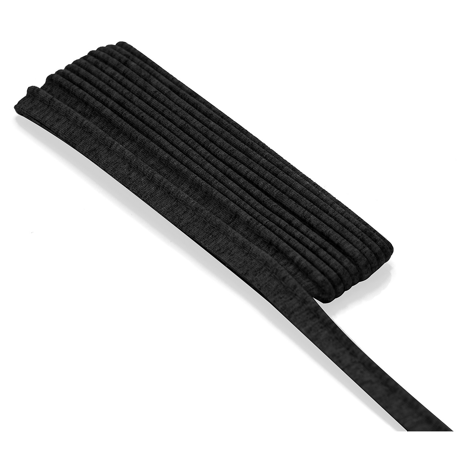 buttinette Jersey-Paspelband, dunkelgrau, 3 mm Ø, 3 m