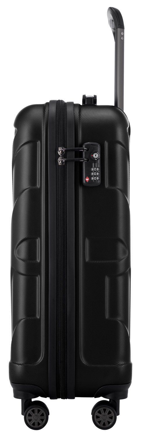 Suitline Handgepäckkoffer S1, 4 Rollen, Robust, Leicht, TSA Zahlenschloss, 55 cm, 33 L Packvolumen