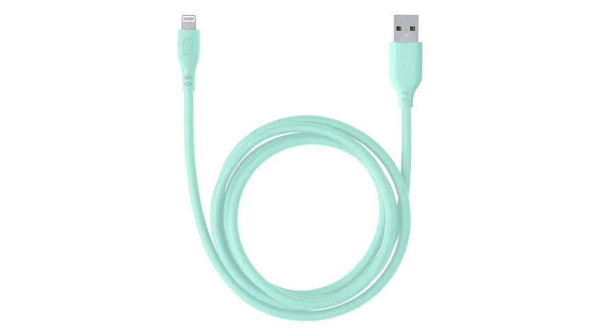 Cellularline Soft Data Cable USB-A/ Lightning 1,2m Green