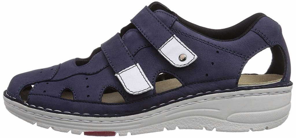 BERKEMANN Komfort Sandalen blau Slipper