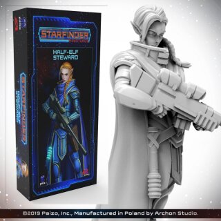 Starfinder Miniatures: Half-Elf Steward