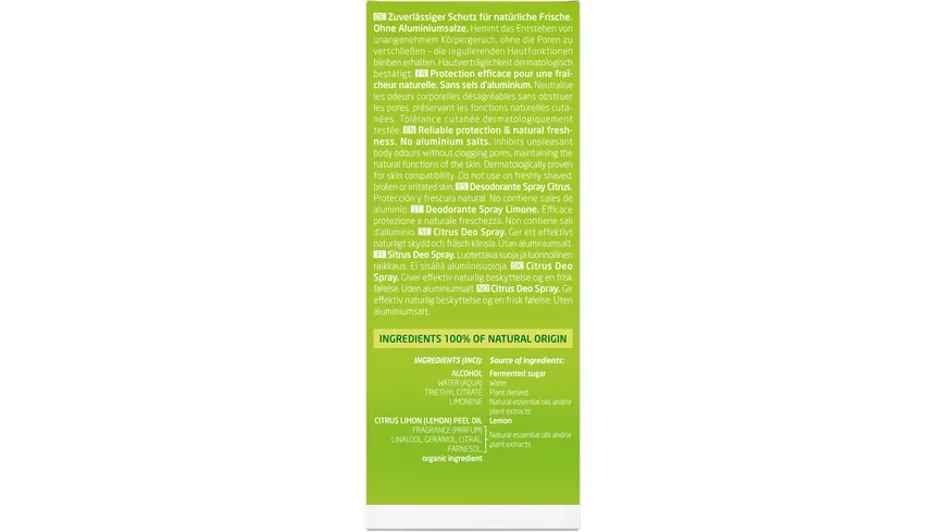 Weleda CITRUS Fresh Deo Spray 100 ml