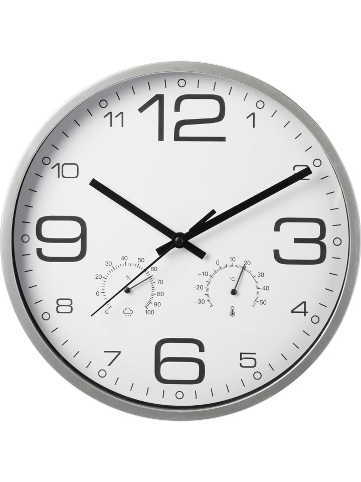 Home&Styling Collection Wanduhr in grau günstig kaufen onesize