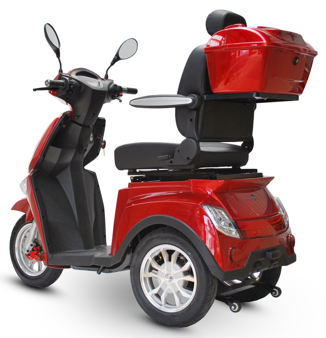ECO ENGEL 504 Rot, 25 km/ h mit 1000 Watt Motor 20Ah, Seniorenmobil Elektro Roller