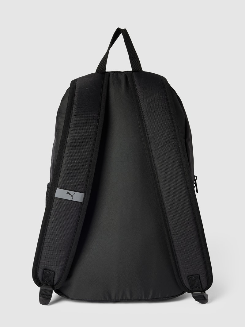 Rucksack mit Label-Details Modell 'Phase' in schwarz
