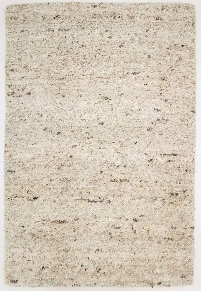 Teppich aus Indien Zara Uni Beige 140 x 200 cm