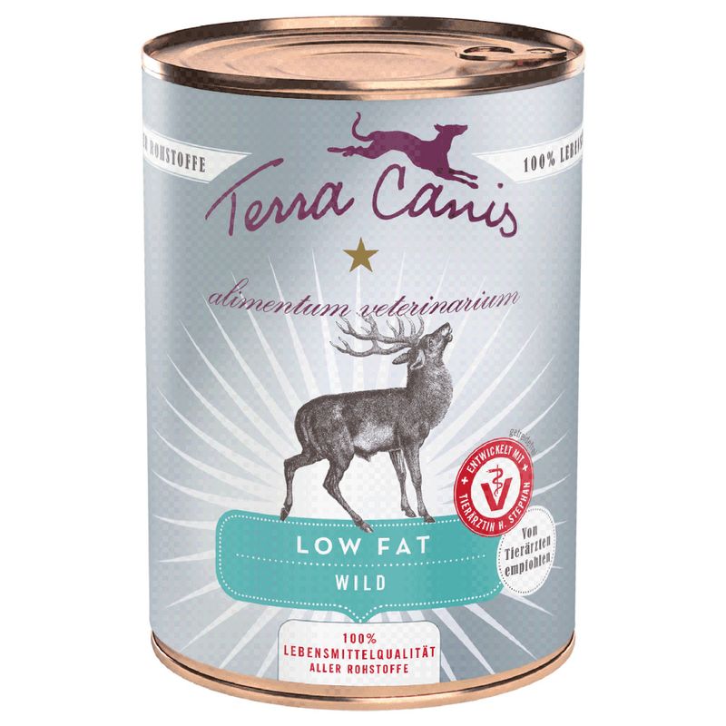Sparpaket Terra Canis Alimentum Veterinarium Low Fat 12 x 400 g