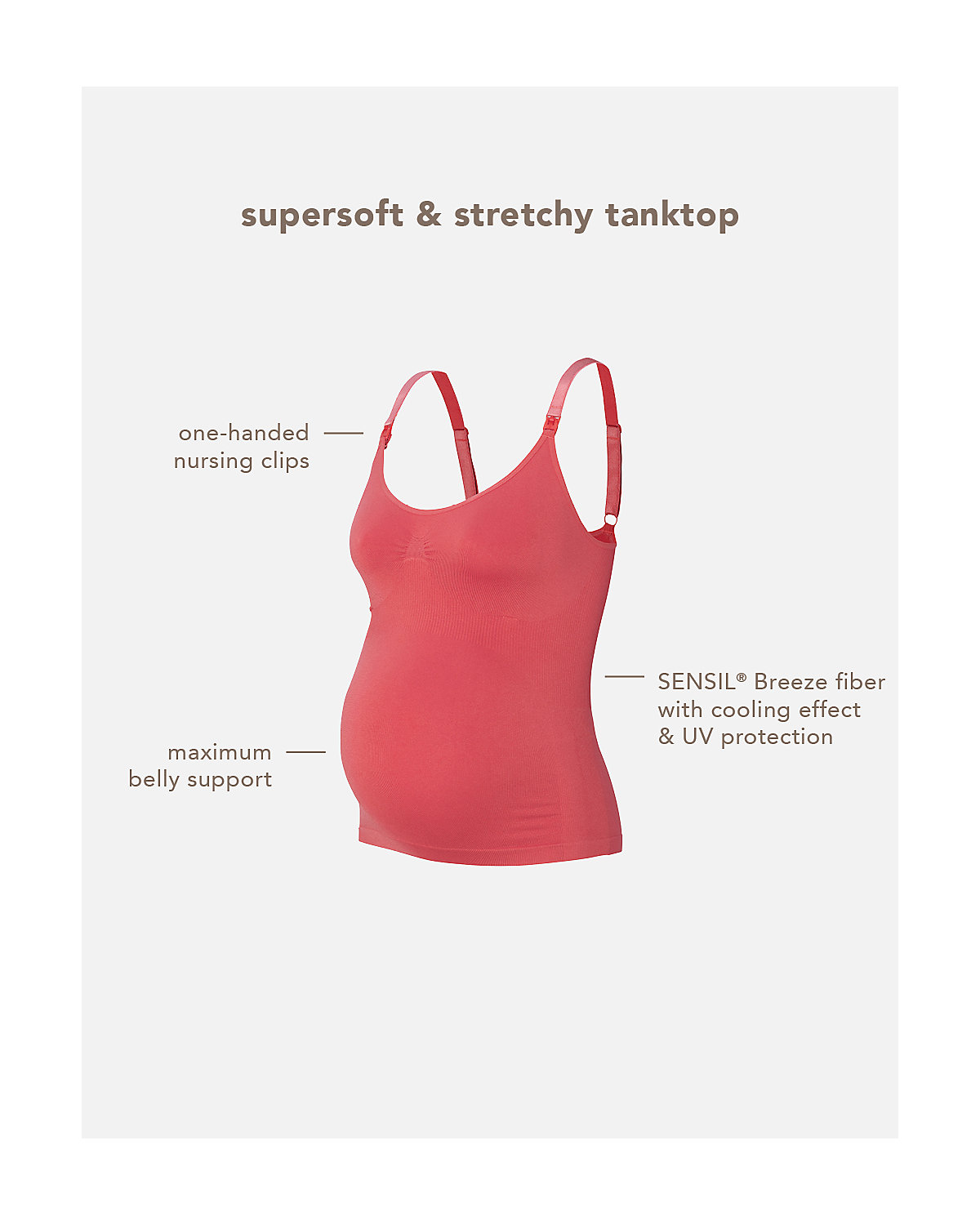 Still-Top Evi Seamless Sensil® Breeze Stillshirts