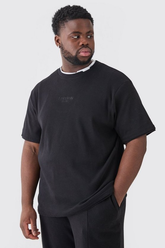 Plus geripptes Edition T-Shirt