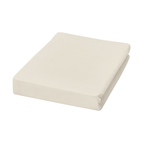 Supersoft Spannbetttuch für Topper, 180-200 x 200-220 cm, creme