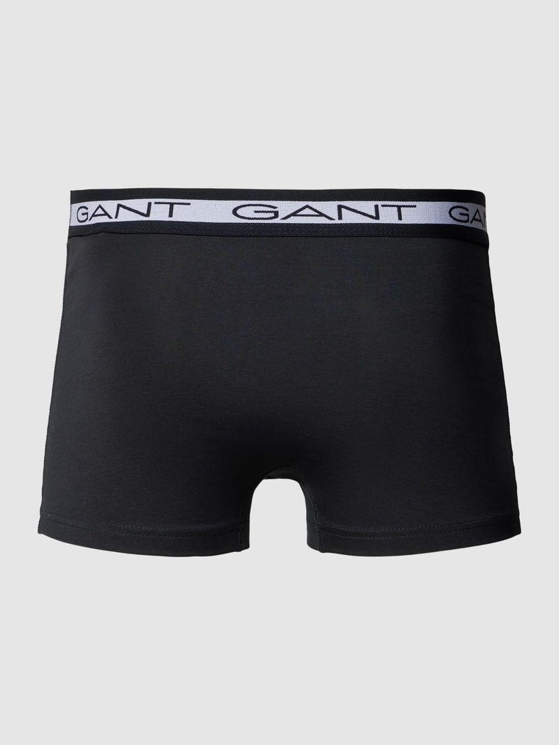 Trunks mit elastischem Logo-Bund im 3er-Pack in schwarz