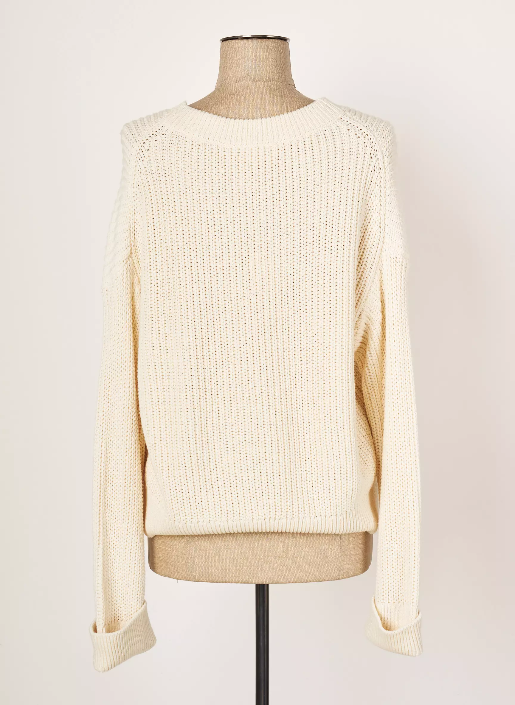 Just White Pulls Femme couleur beige